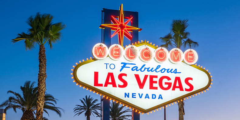 Büyük Vegas Yol İşareti Dövme Modeli